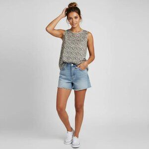 Emelia Women's STYLE TO1798 Sleeveless Lace Blouse Size Large